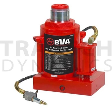Bva Hydraulics 50 Ton AirManual Bottle Jack, J18502 J18502